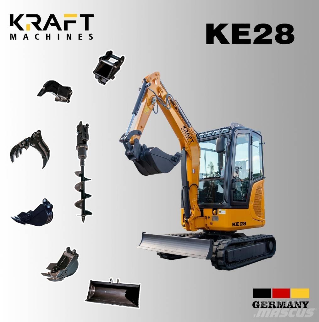 Kraft KE28 Mini bageri < 7t