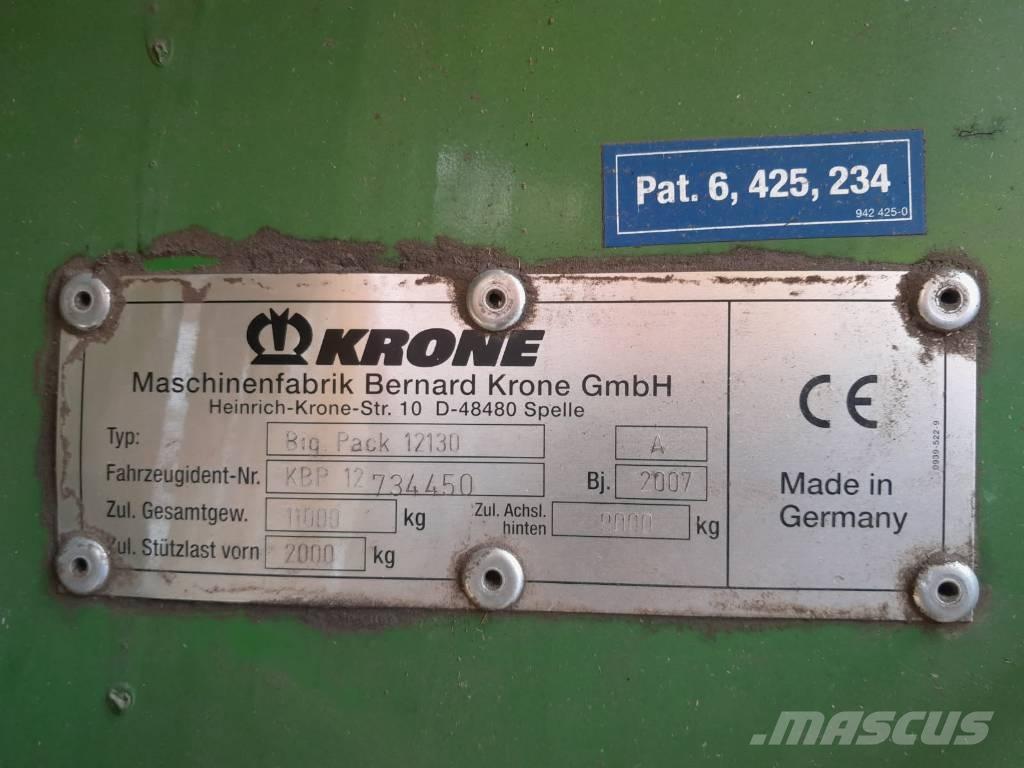 Krone Big Pack 12130 Prese/balirke za četvrtaste bale