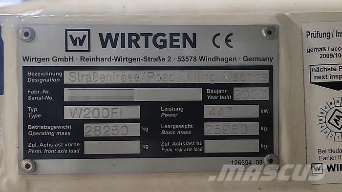 Wirtgen W200Fi Mašine za betonsku galanteriju