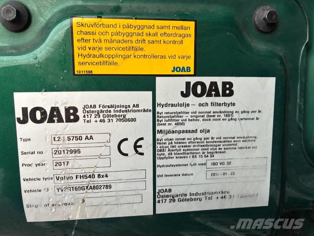 Volvo FH 13 540 Rol kiper kamioni sa kukom za podizanje tereta