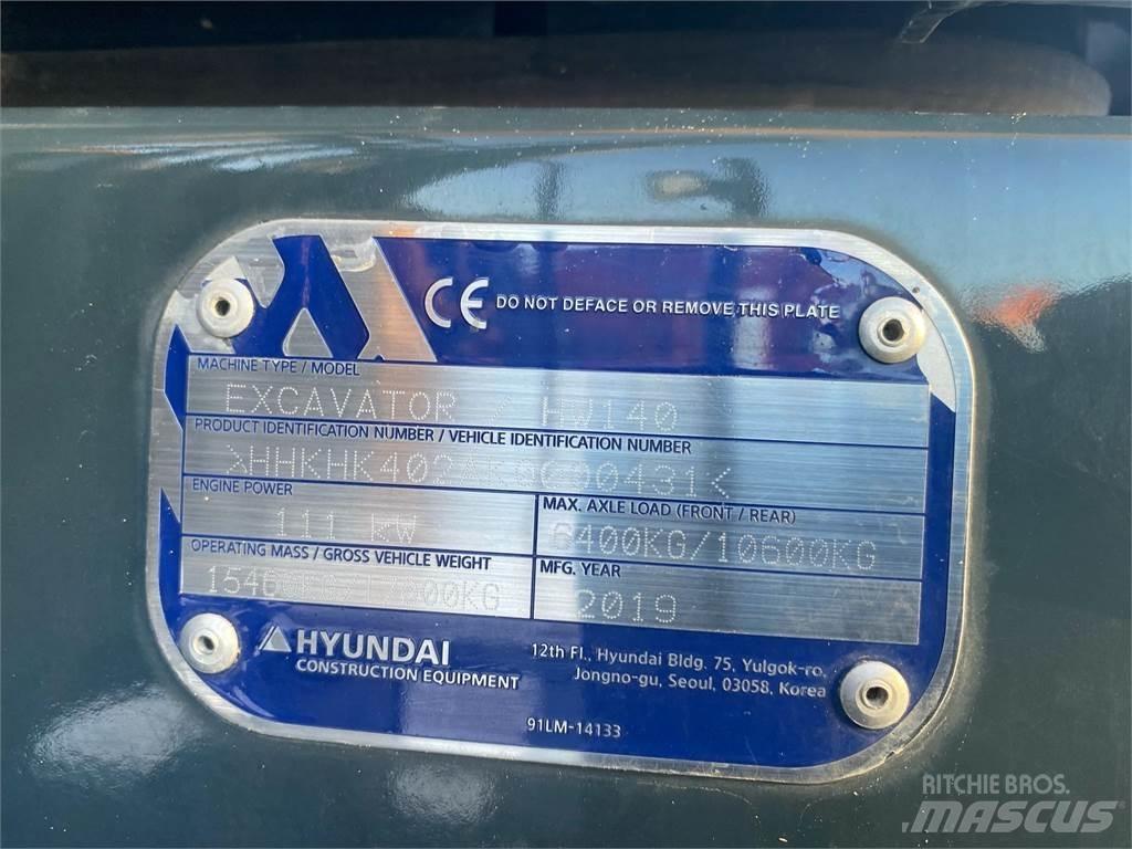 Hyundai HW140 Bageri točkaši