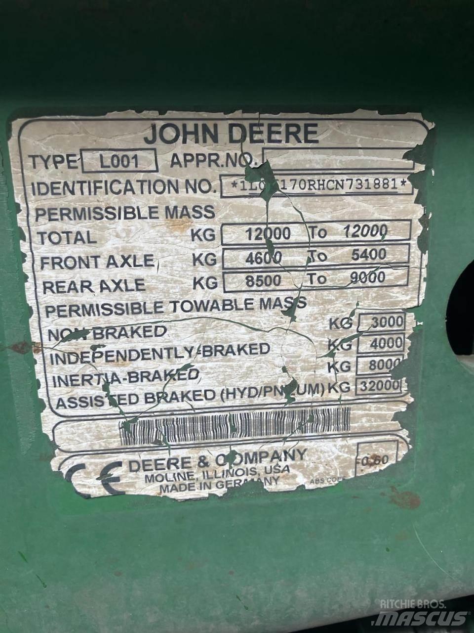John Deere 6170R Traktori