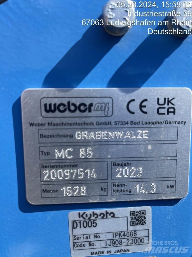 Weber MC85 Valjci za građevinarstvo