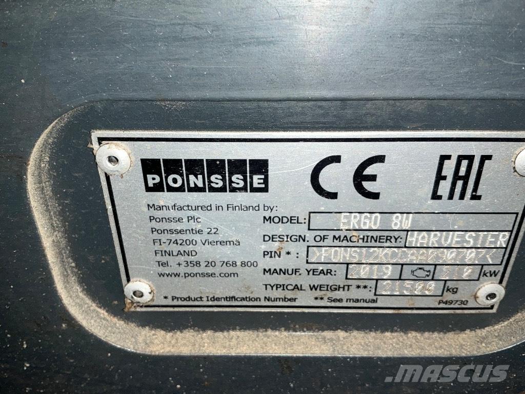 Ponsse ERGO 8W Harversteri