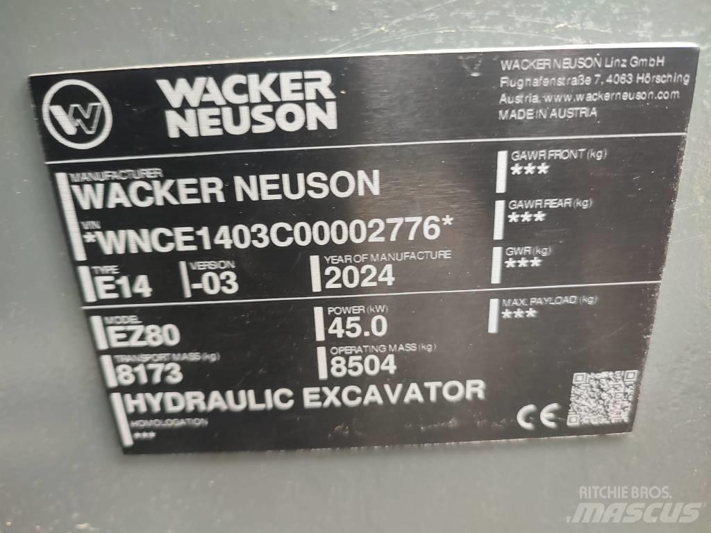 Wacker Neuson EZ 80 Midi bageri 7t – 12t