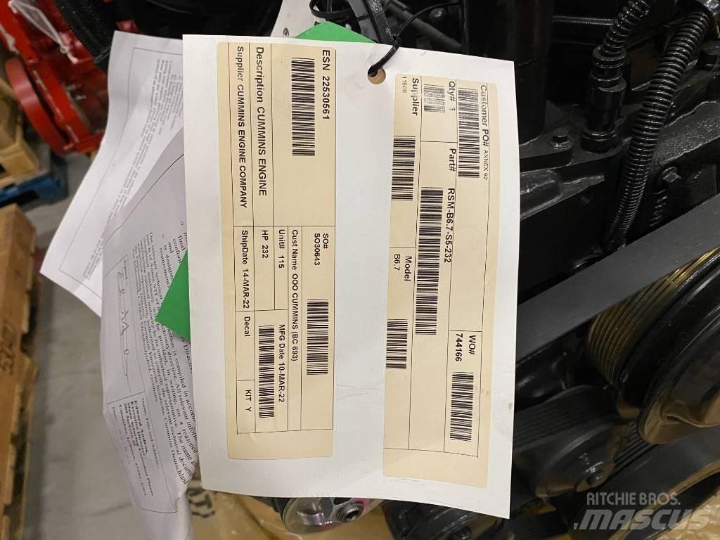 Cummins QSB6.7 Ostale poljoprivredne mašine