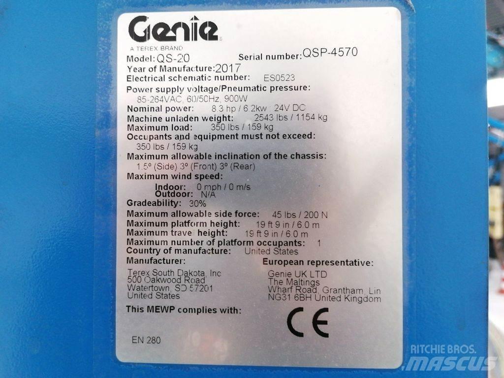 Genie QS-20 Teleskopske podizne platforme