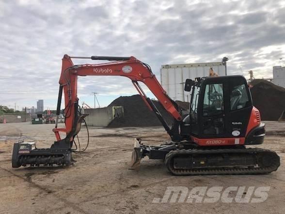 Kubota KX 080-4S2 Bageri guseničari
