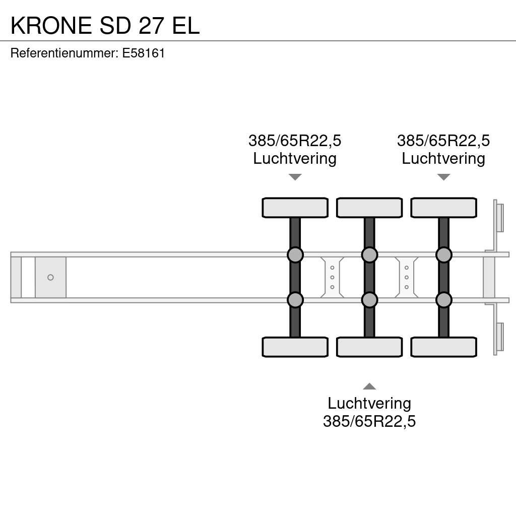 Krone SD 27 EL Poluprikolice sa otvorenim sandukom