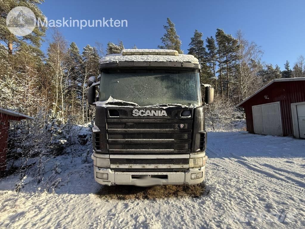Scania R 164 GB Rol kiper kamioni sa kukom za podizanje tereta