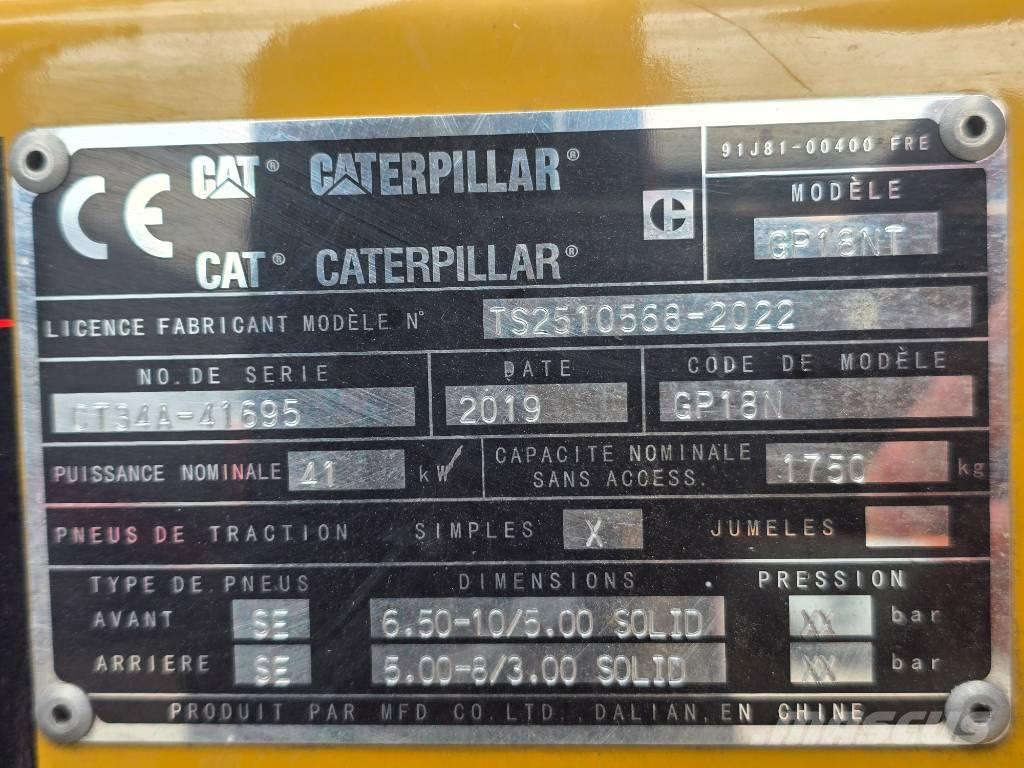 CAT GP 18 NT Plinski viljuškari
