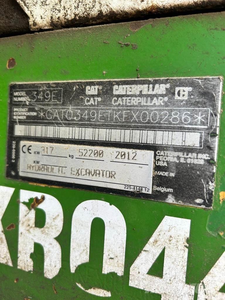 CAT 349EL VG Bageri guseničari