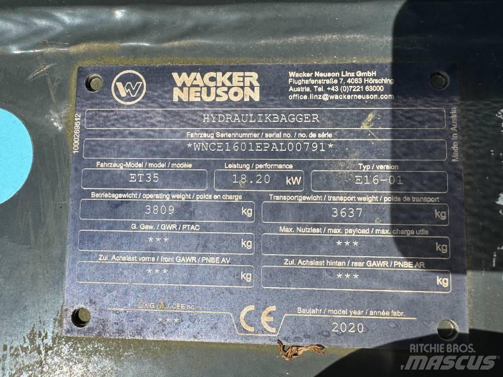 Wacker Neuson ET35 Bageri guseničari