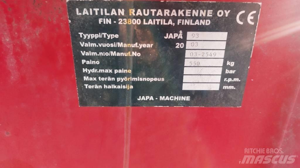 Japa 93 Cepači za drva, drobilice za drvo i strugači
