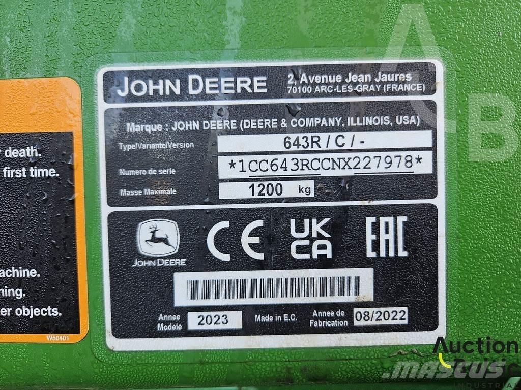 John Deere 643 R Prednji utovarivači i bageri