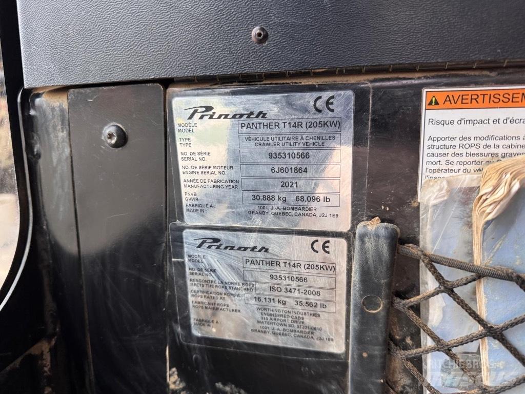Prinoth Panther T14R Damperi na gusenice