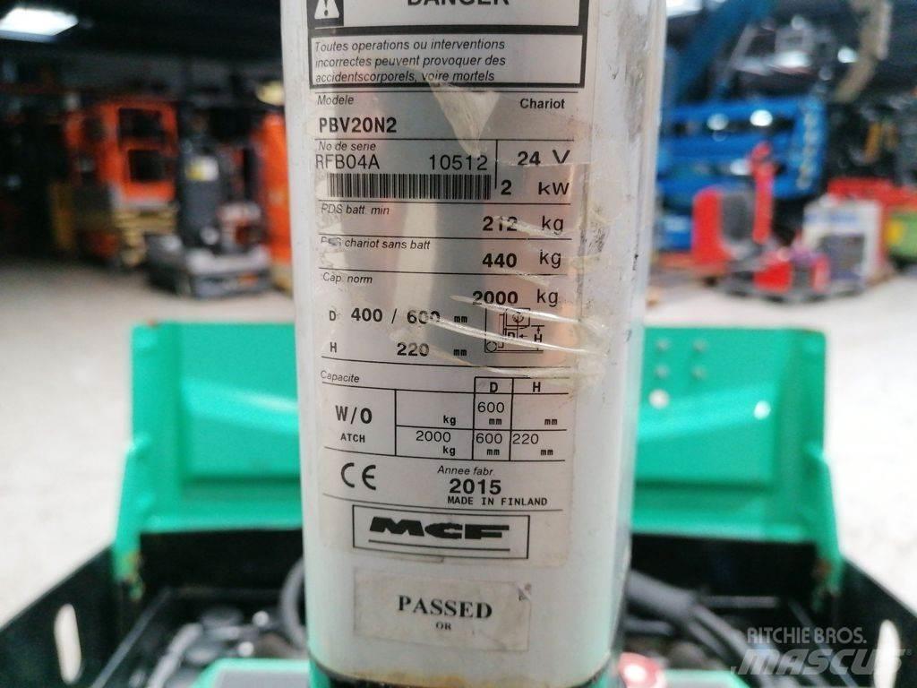 Mitsubishi PBV20N2 Nisko podizni električni viljuškar