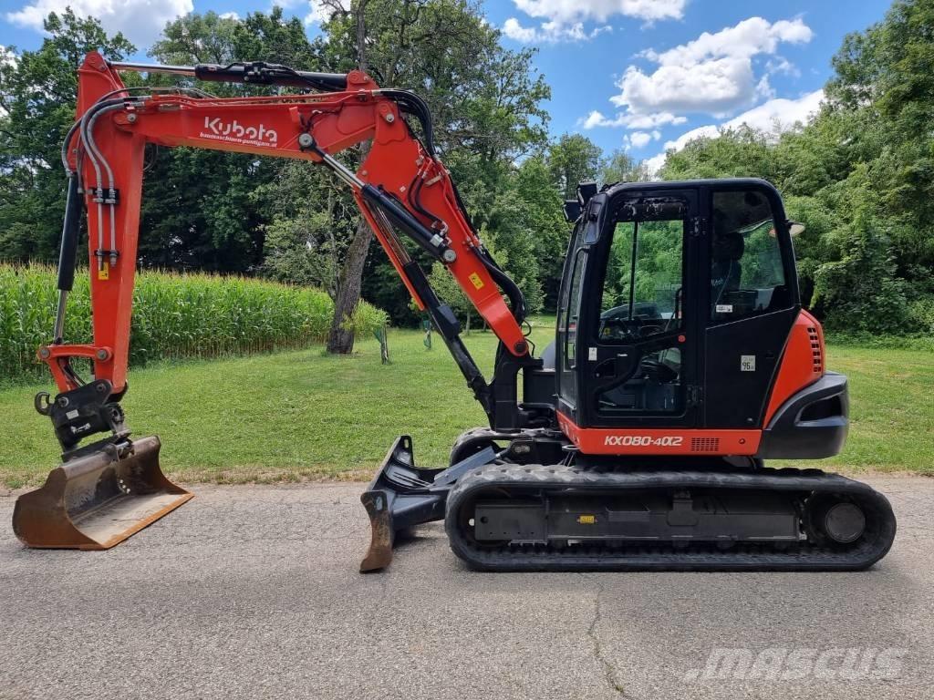Kubota KX 080-4a2 Midi bageri 7t – 12t