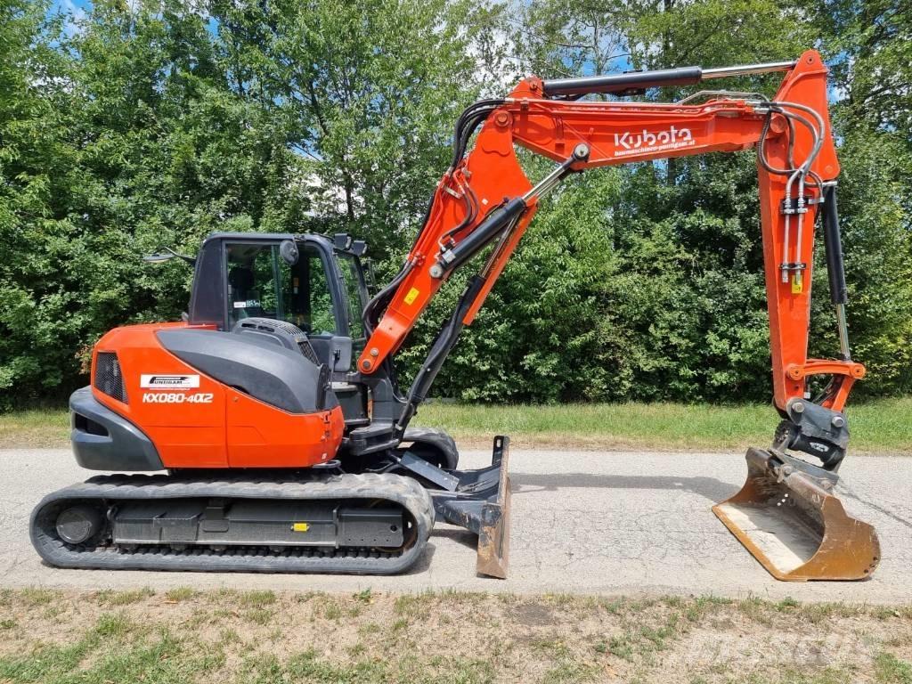 Kubota KX 080-4a2 Midi bageri 7t – 12t