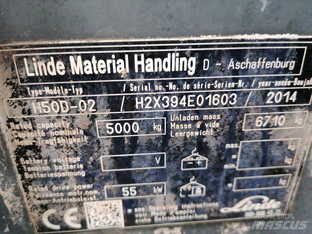 Linde H50D-02 Dizelski viljuškari
