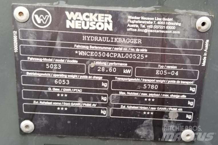Wacker Neuson 50Z3 Bageri guseničari