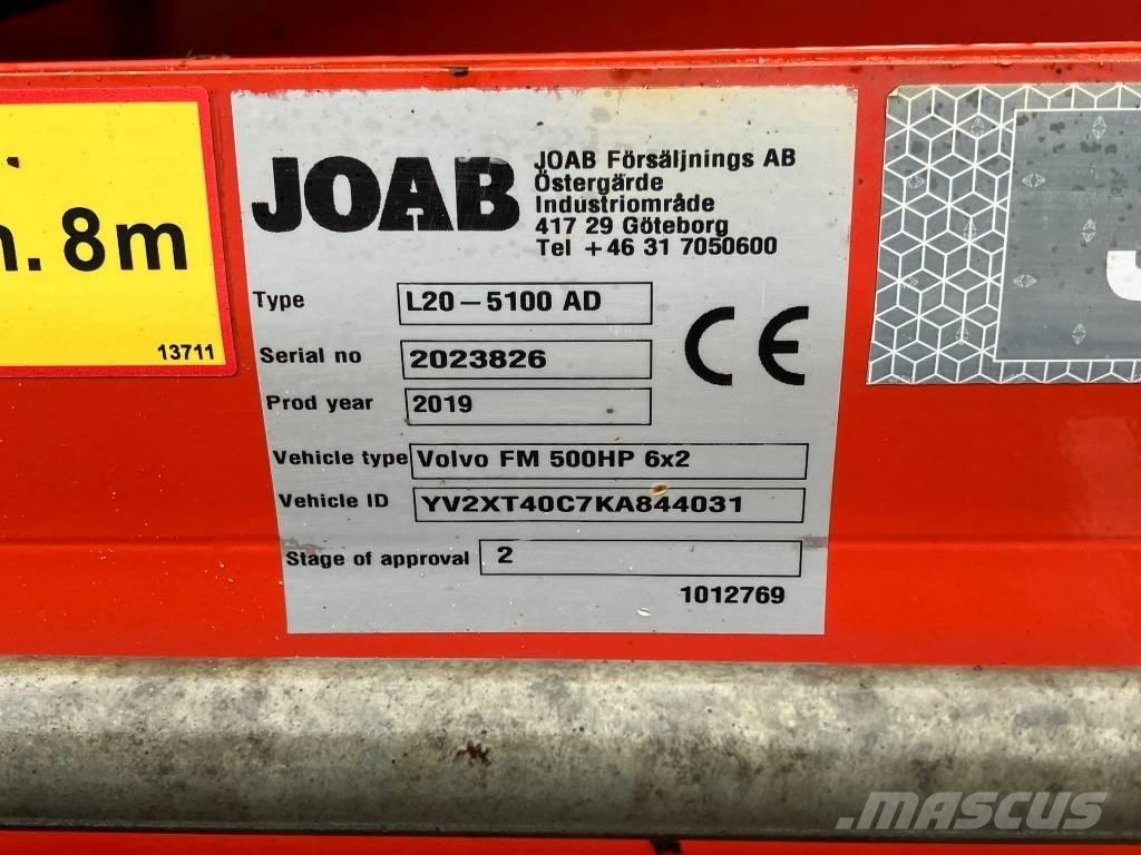 Volvo FM Rol kiper kamioni sa kukom za podizanje tereta