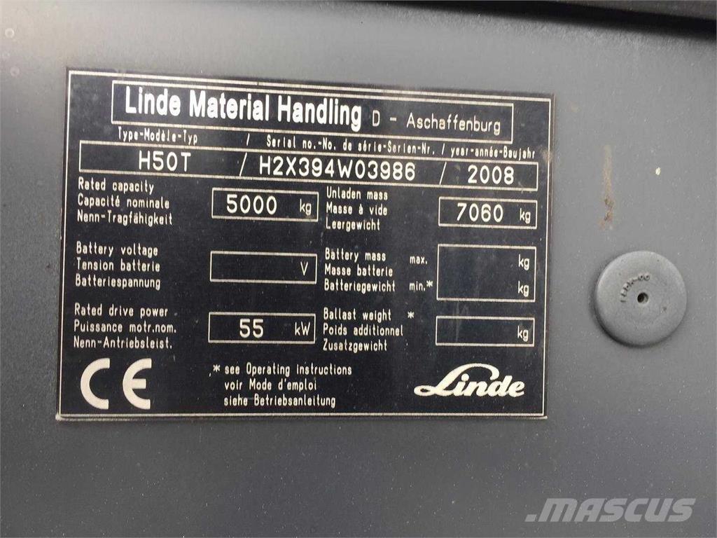 Linde H50T Plinski viljuškari