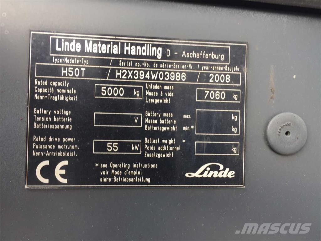 Linde H50T Plinski viljuškari
