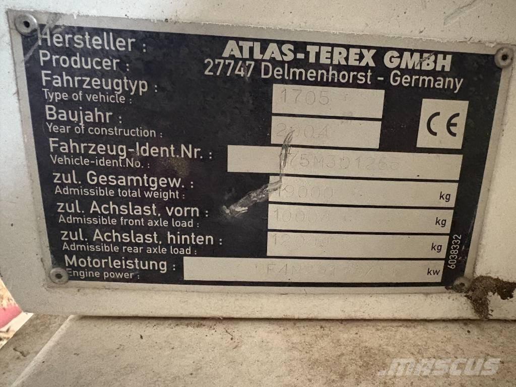 Terex 1705m Rovokopači