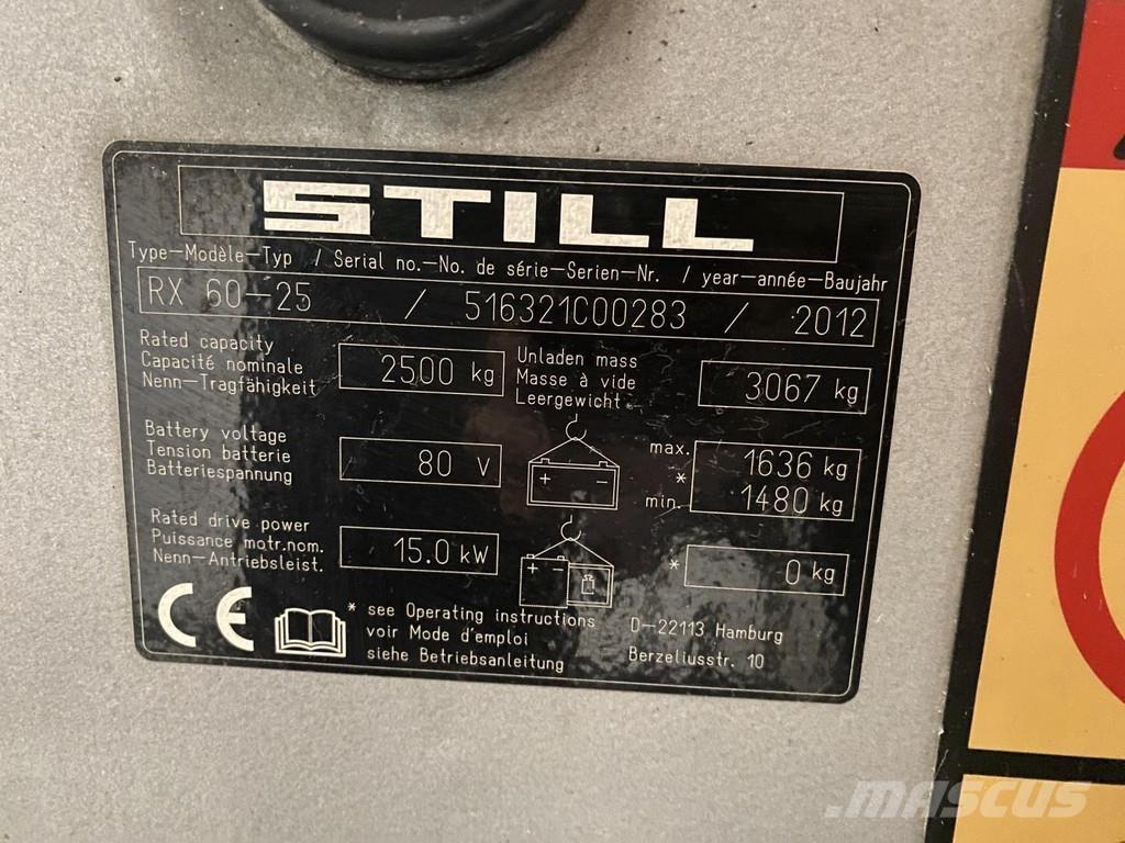 Still RX60-25 Električni viljuškari