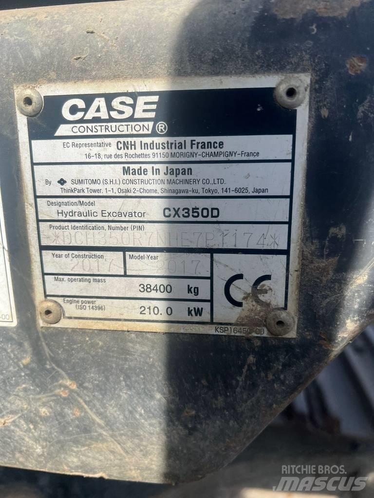 CASE CX 350 D Bageri guseničari