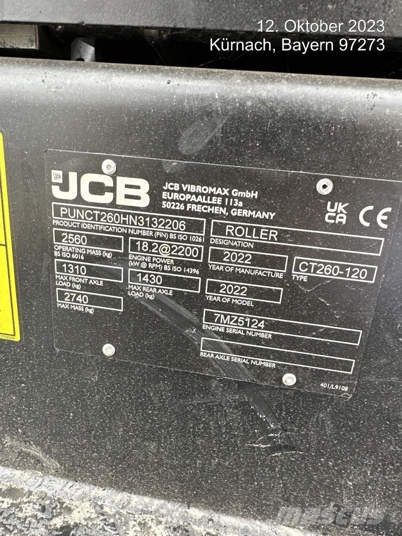 JCB CT260-120 Valjci za građevinarstvo