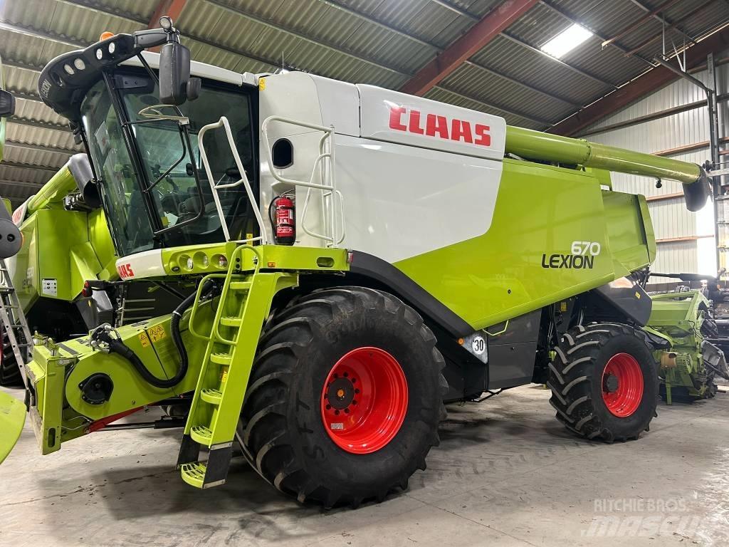 CLAAS Lexion 670 Kombajni