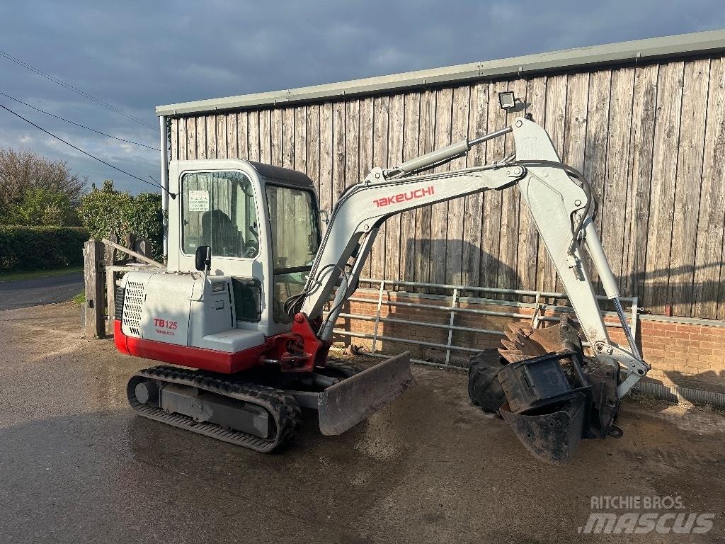 Takeuchi TB 125 Mini bageri < 7t