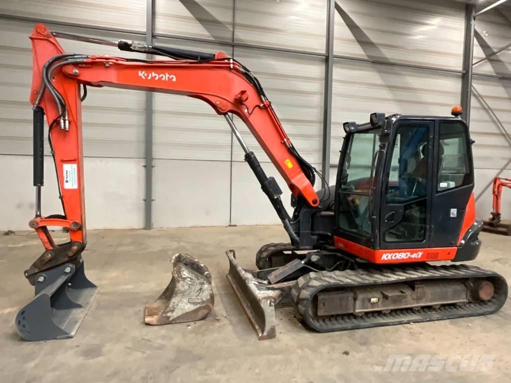 Kubota KX 080-4 A Midi bageri 7t – 12t