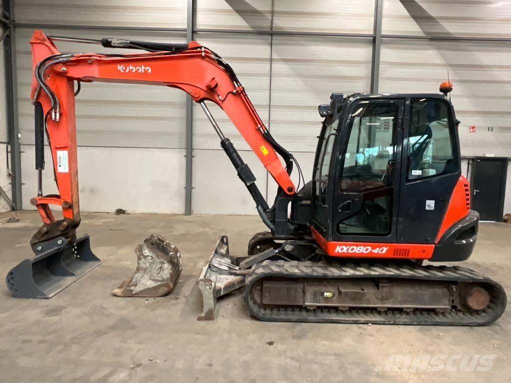 Kubota KX 080-4 A Midi bageri 7t – 12t