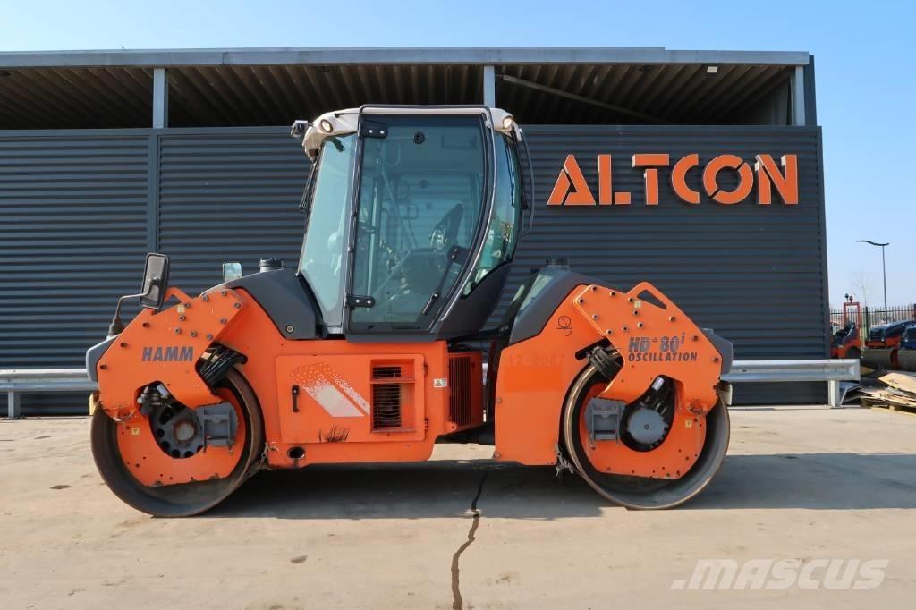 Hamm HD+ 80I VO-S Valjci sa duplim bubnjem