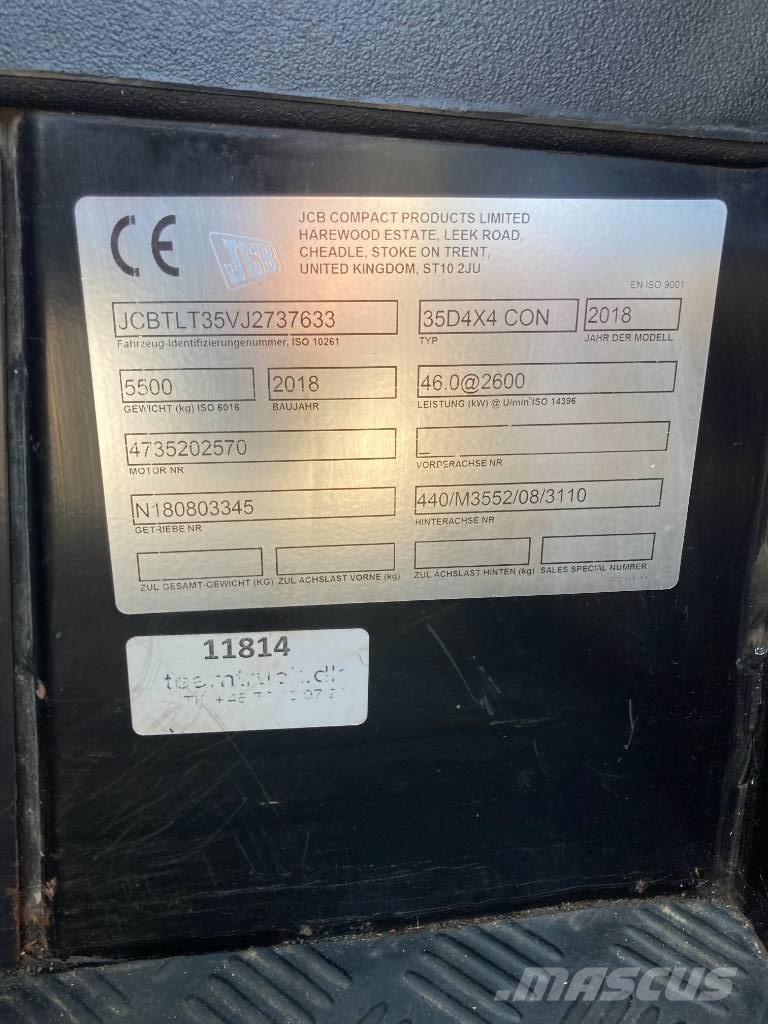 JCB TLT 35 D 4x4 Teleskopski viljuškari