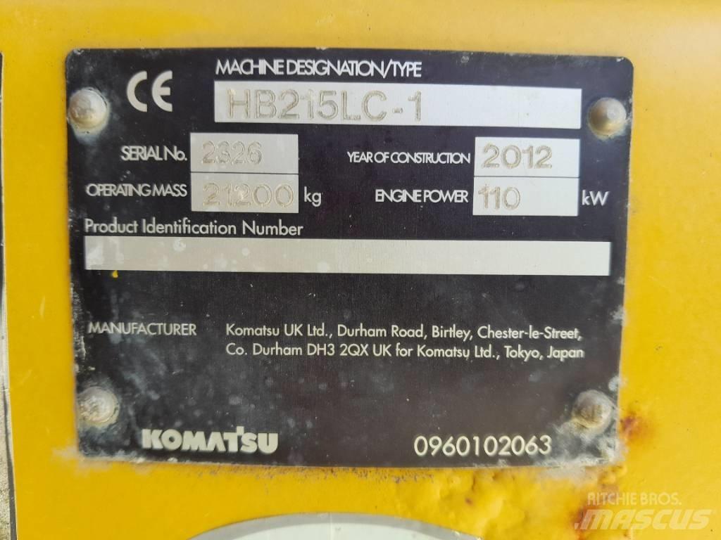 Komatsu HB215LC-1 Bageri guseničari