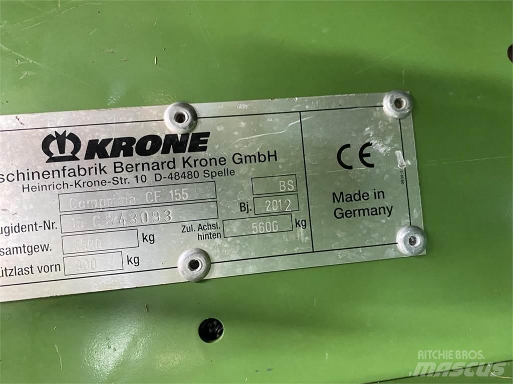 Krone CF 155 XC Prese/balirke za rolo bale