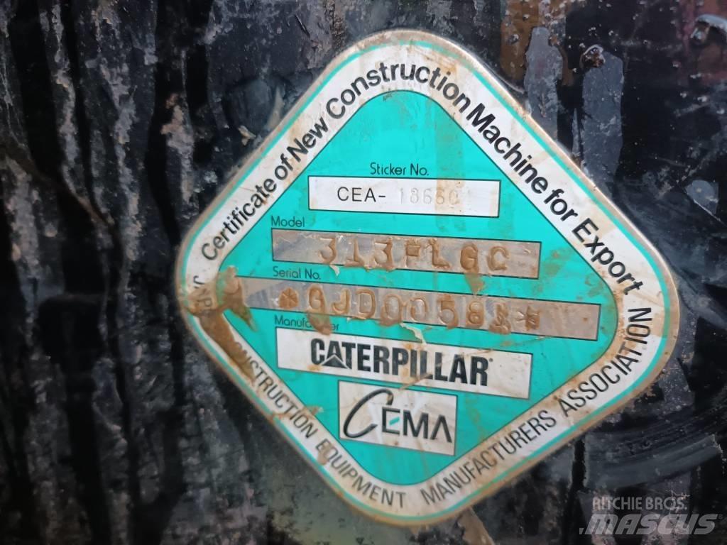 CAT 313 F LGC Bageri guseničari