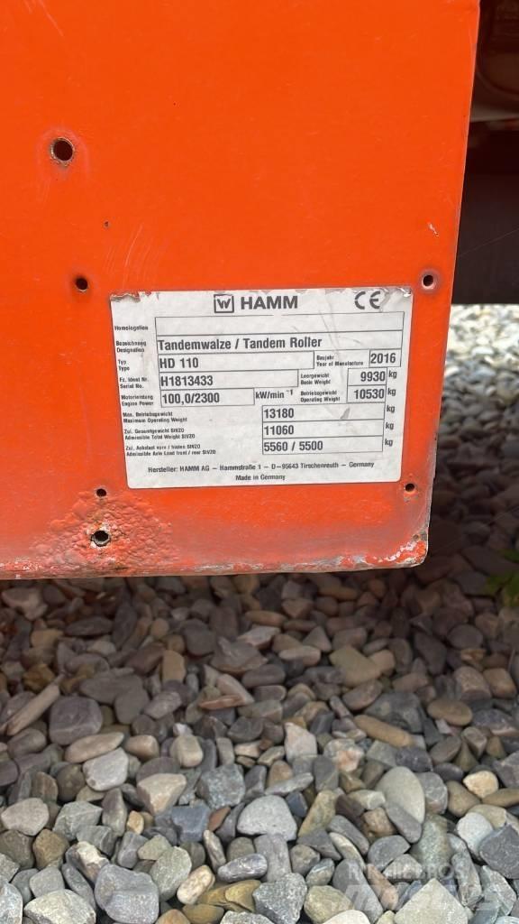 Hamm HD 110 Valjci sa duplim bubnjem