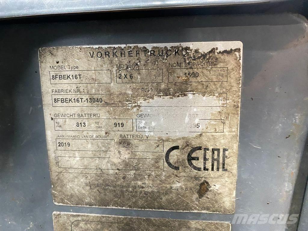 Toyota 8FBEK16T Električni viljuškari