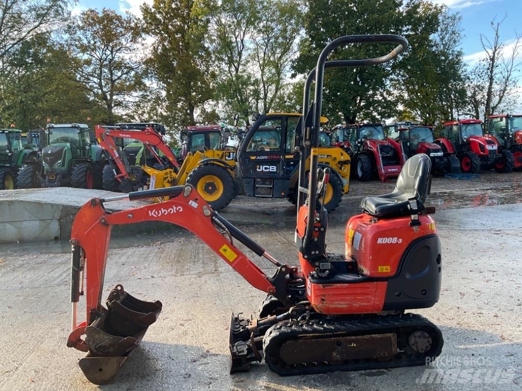 Kubota K 008-3 Mini bageri < 7t
