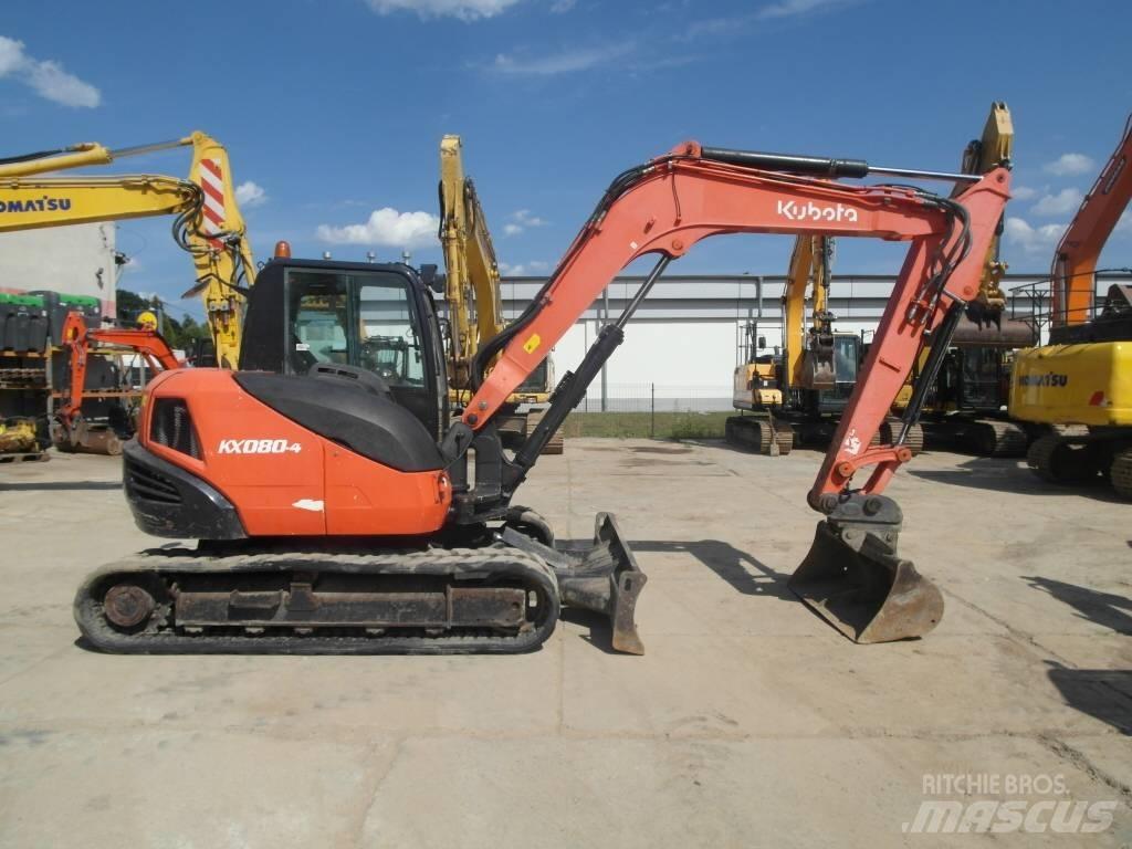 Kubota KX 080-4 Midi bageri 7t – 12t