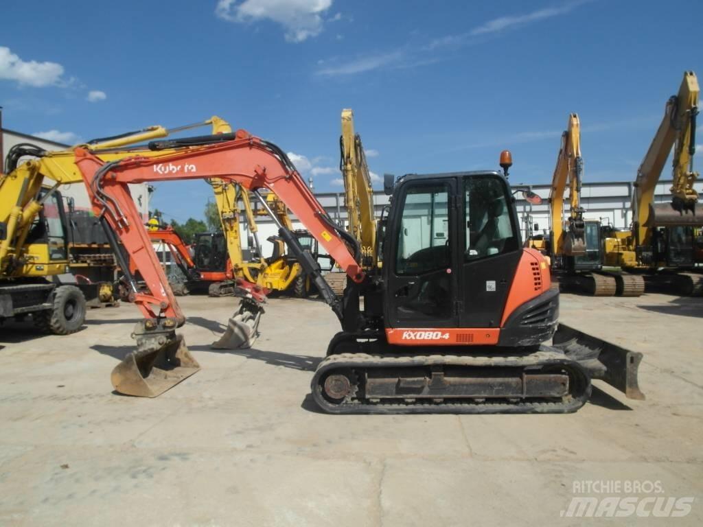 Kubota KX 080-4 Midi bageri 7t – 12t