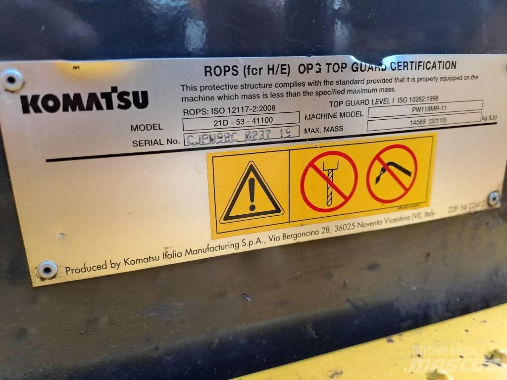 Komatsu PW118MR-11 Bageri točkaši