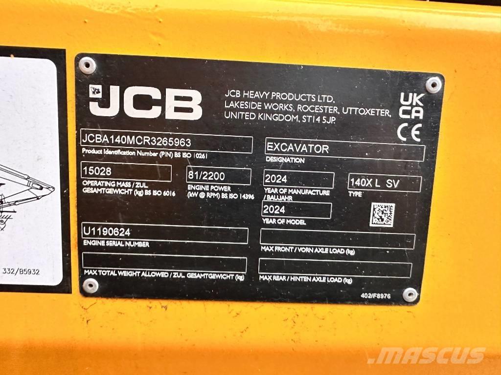 JCB 140 X Bageri guseničari