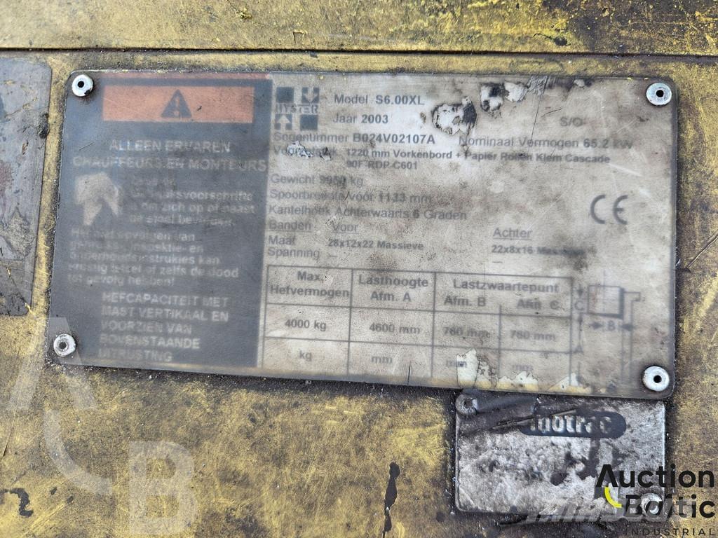 Hyster S6.00XL Viljuškari - ostalo