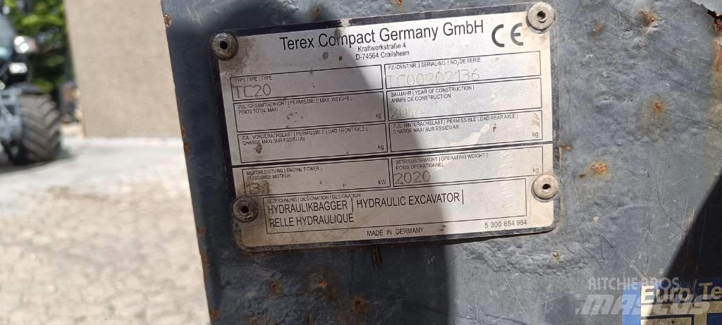 Terex TC 20 Mini bageri < 7t